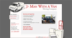 Desktop Screenshot of manwithavanmovers.com